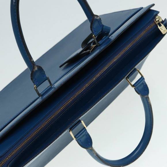 LOUIS VUITTON Epi Riviera Hand Bag Blue M48185 LV Auth th5239 - Picture 6 of 16